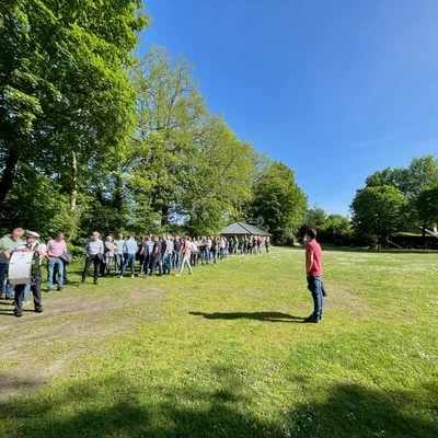 Antreten auf dem Schützenplatz