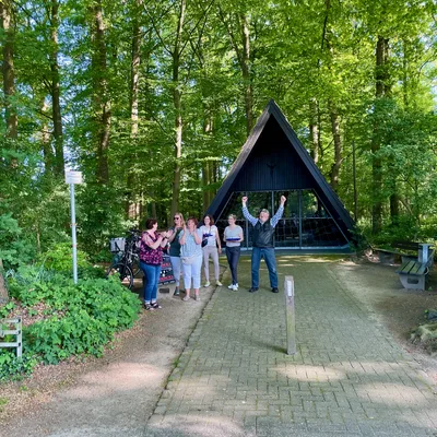 Pause an der Flörbachkapelle