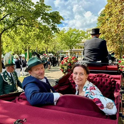 Das alte Stadtkaiserpaar, Martin Schreiber und Maria Oude-Lansink