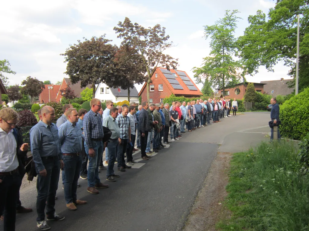 Antreten der Schützen am Schützenplatz