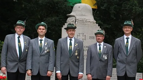 Der Geschäftsführende Vorstand von 2016, bestehen aus: Berthold Doetkotte, Albert Falkenberg, Heinz Verst, Jörg Frieske, Gerd Lübbers