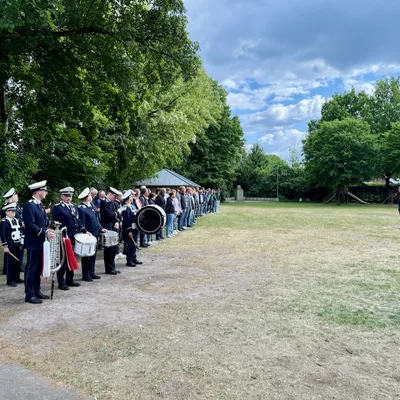 Antreten auf dem Schützenplatz