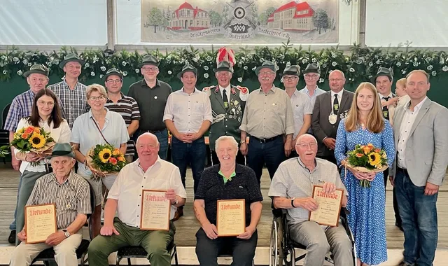 Jubilare des Vereins im Jahr 2025
