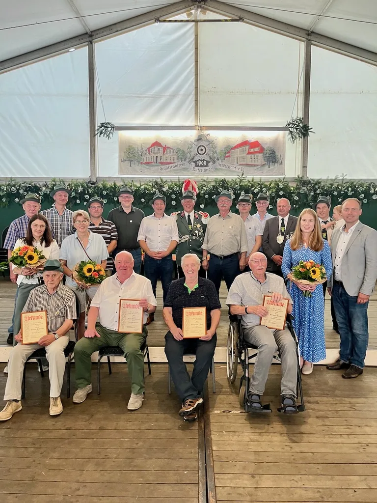 Jubilare des Vereins im Jahr 2025